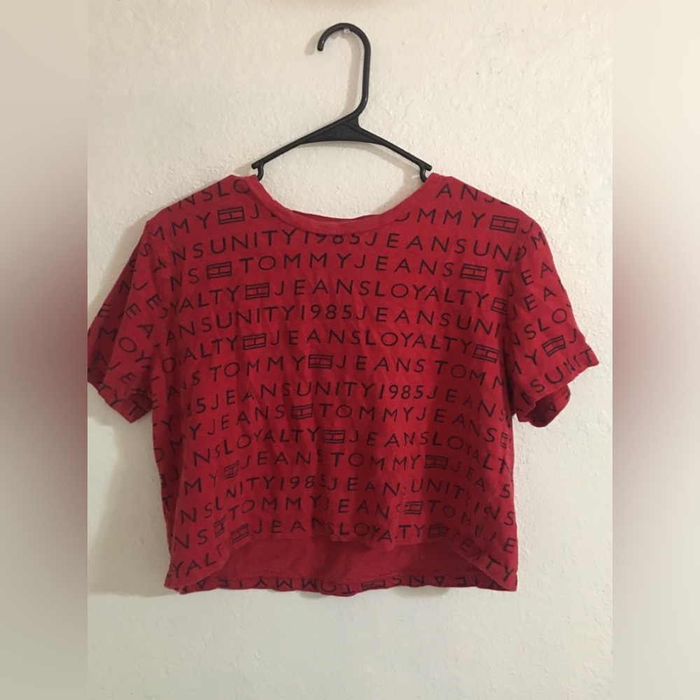 Tom Hilfiger Red crop top